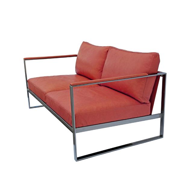 Cuadro Metal Frame and Leather Chair - parada one design