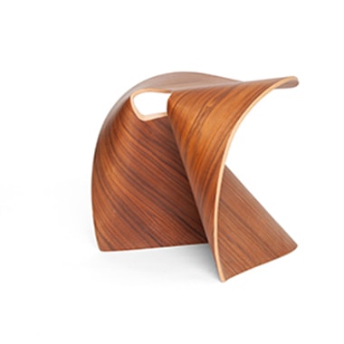 Good Fortune Stool Walnut - parada one design